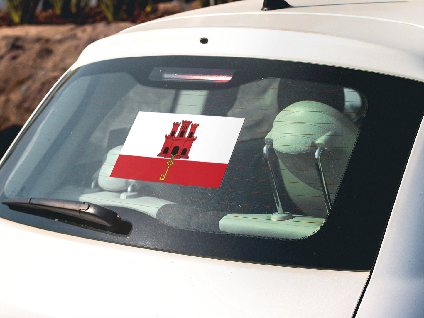 Gibraltar Flag Sticker Decal