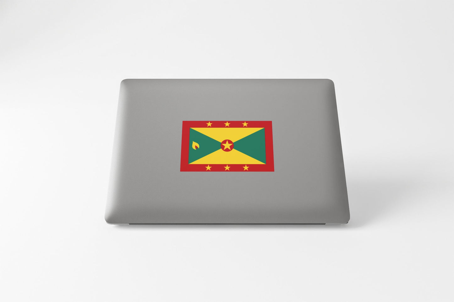 Grenada Flag Sticker Decal / Gwenad / Grenadian Creole French Ever Conscious of God We Aspire, Build and Advance as One People St. George's