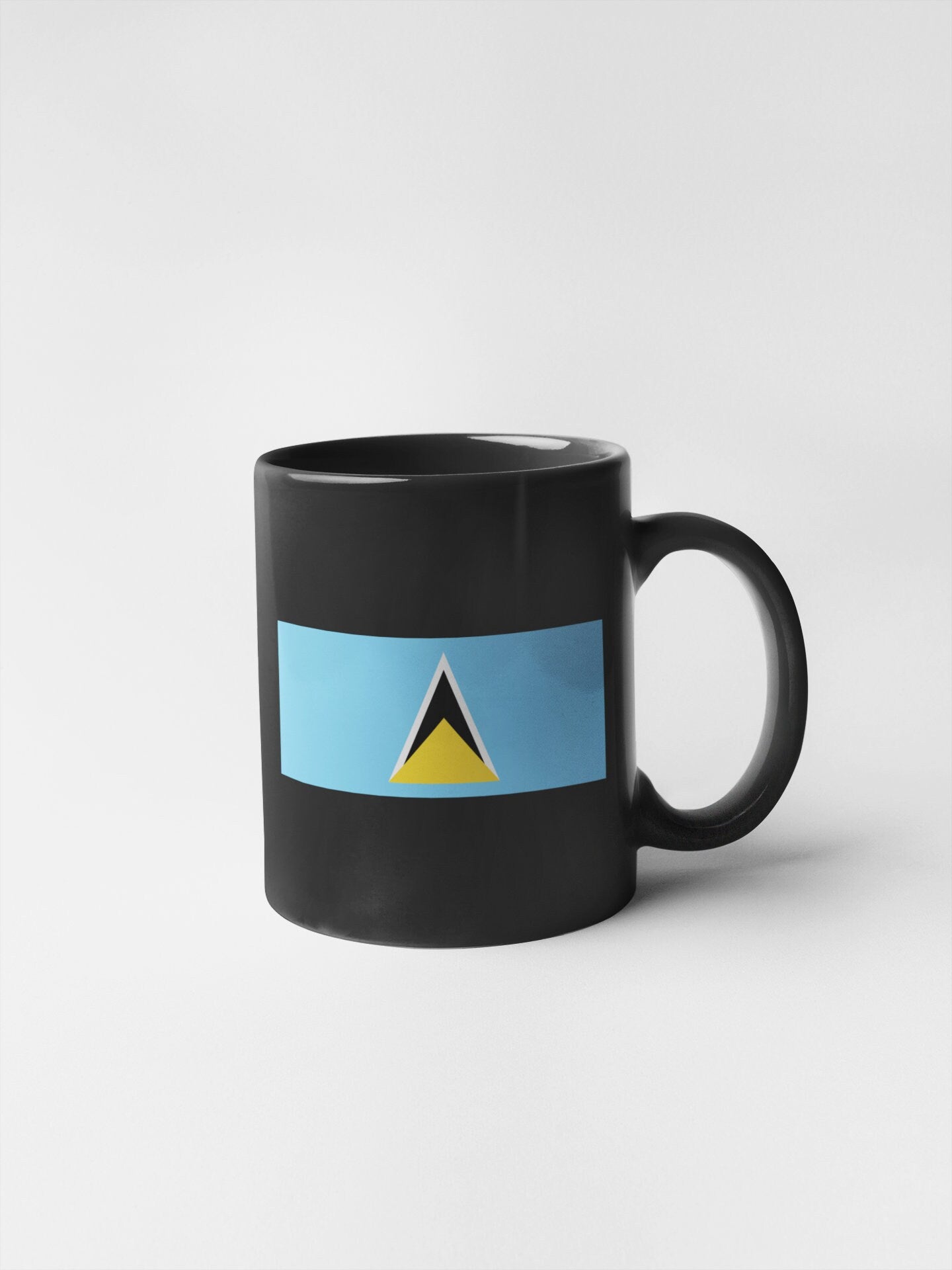 Saint Lucia Flag Sticker Decal