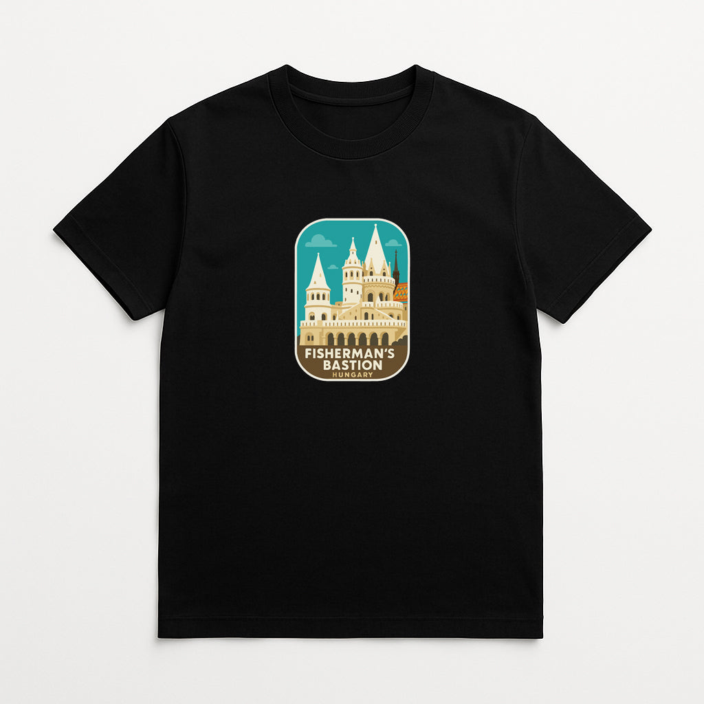 Fisherman’s Bastion Hungary Iron On Heat Transfer Vinyl HTV Die-Cut Symbolic