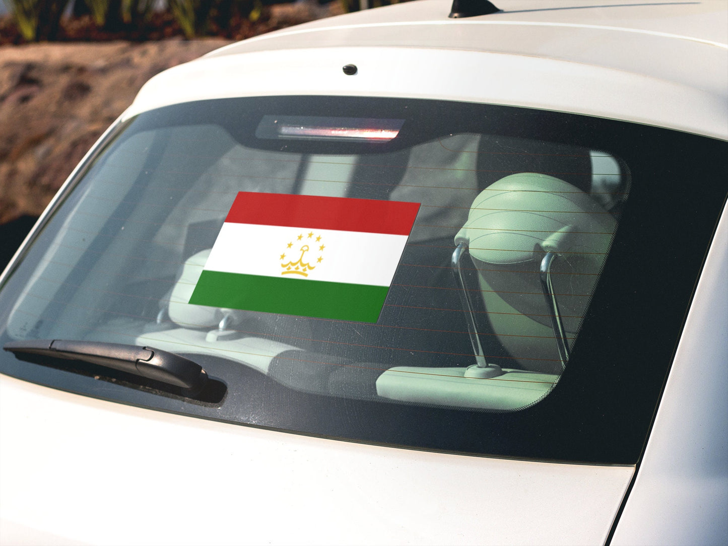 Tajikistan Flag Sticker Decal