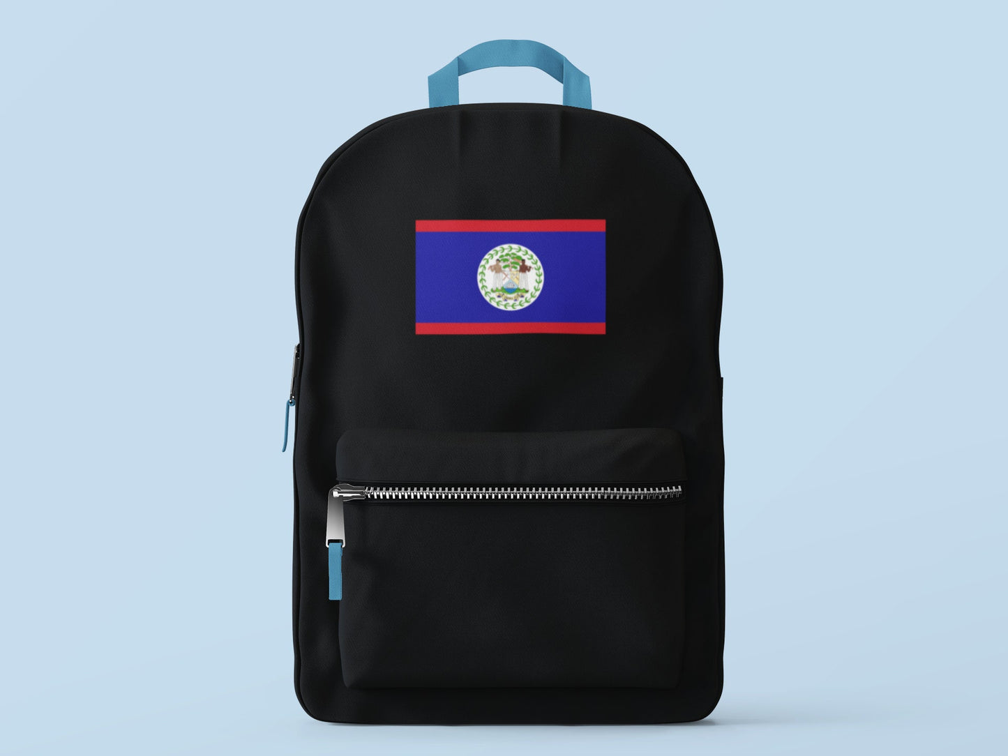 Belize Flag Iron On Heat Transfer Vinyl HTV / Belmopan / Sub umbra floreo / Belizean