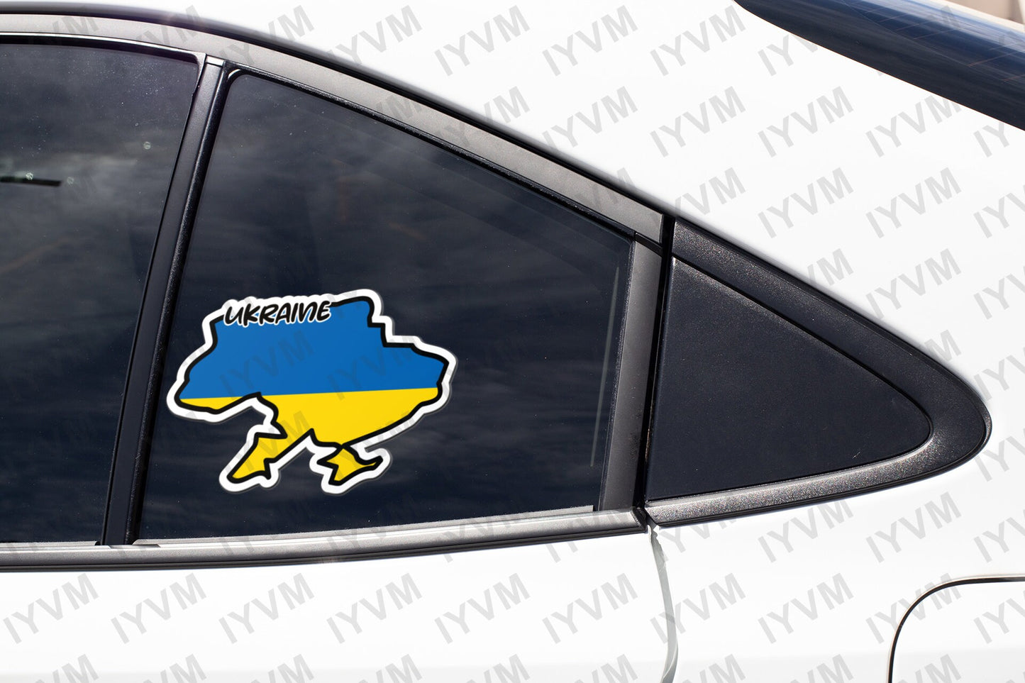 Ukraine Flag Slava Ukraini Sticker Decal / Russia Invasion / Anti War Say No to War / Pray for Ukraine and Ukrainians World Peace Zelensky
