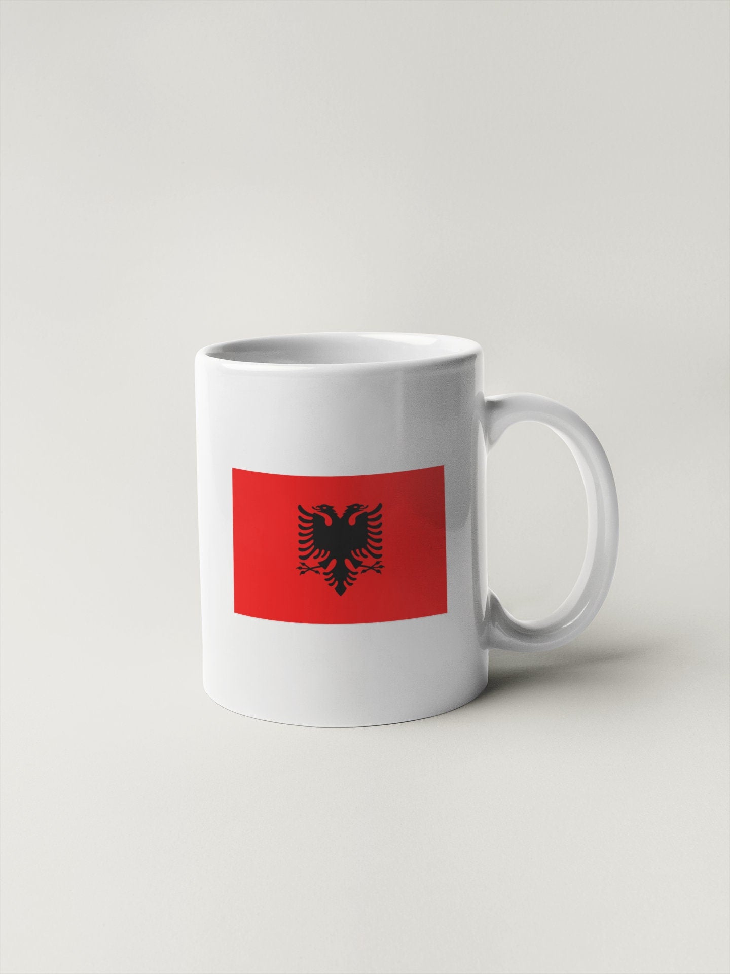 Albania Flag Sticker Decal / Tirana / Ti Shqipëri, më jep nder, më jep emrin Shqipëtar / Albanian