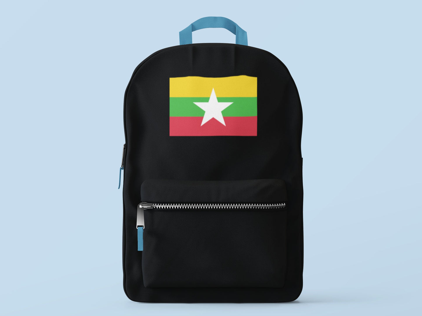 Myanmar Flag Iron On Heat Transfer Vinyl HTV / Republic of the Union of Myanmar / Burma / Naypyidaw / Burmese /