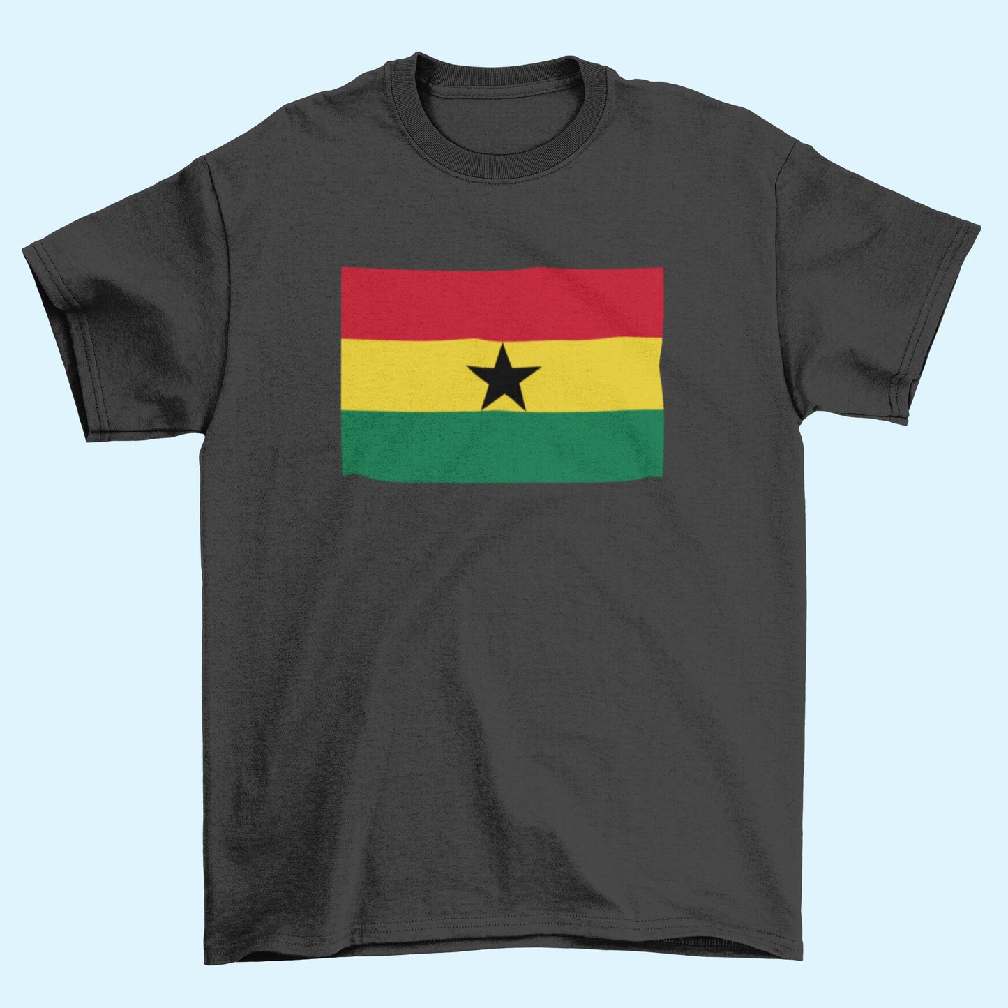 Ghana Flag Iron On Heat Transfer Vinyl HTV / Republic of Ghana / Freedom and Justice / Accra / Ghanaian
