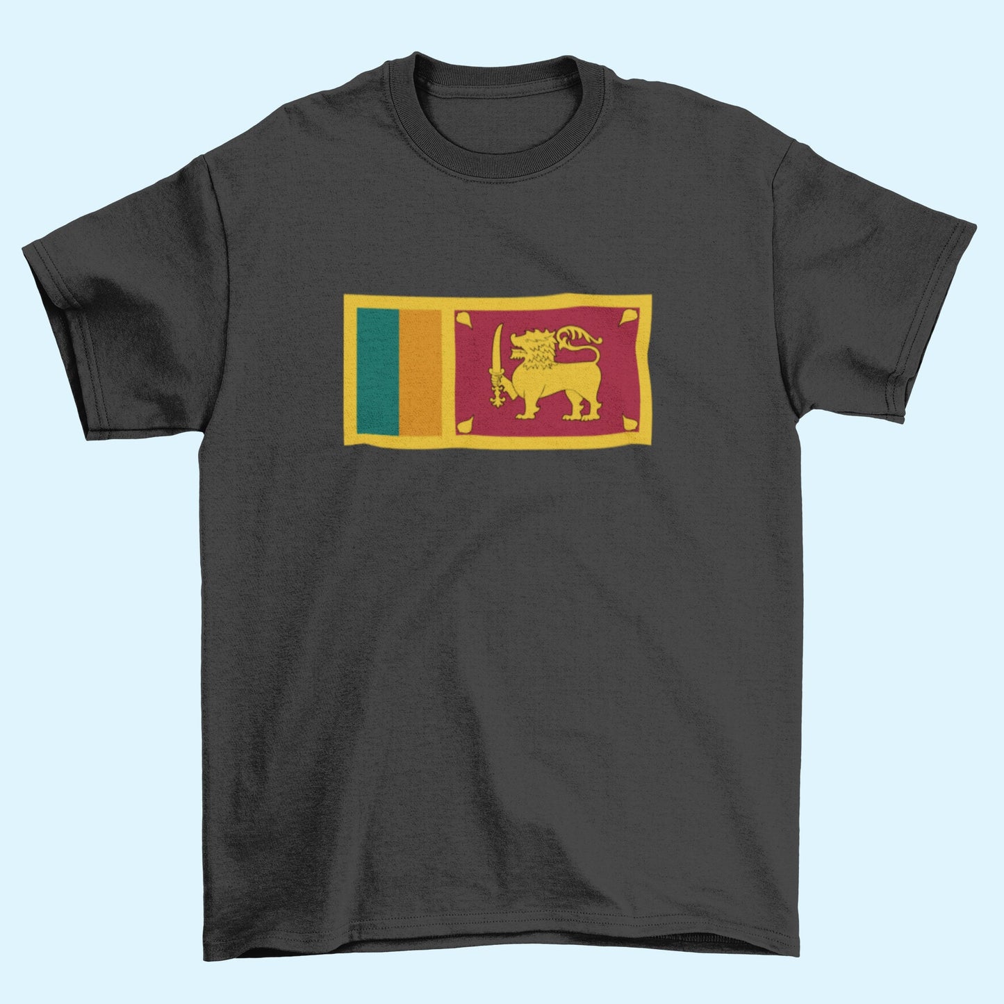 Sri Lanka Flag Iron On Heat Transfer Vinyl HTV / Democratic Socialist Republic of Sri Lanka / Ceylon / Sri Lankan
