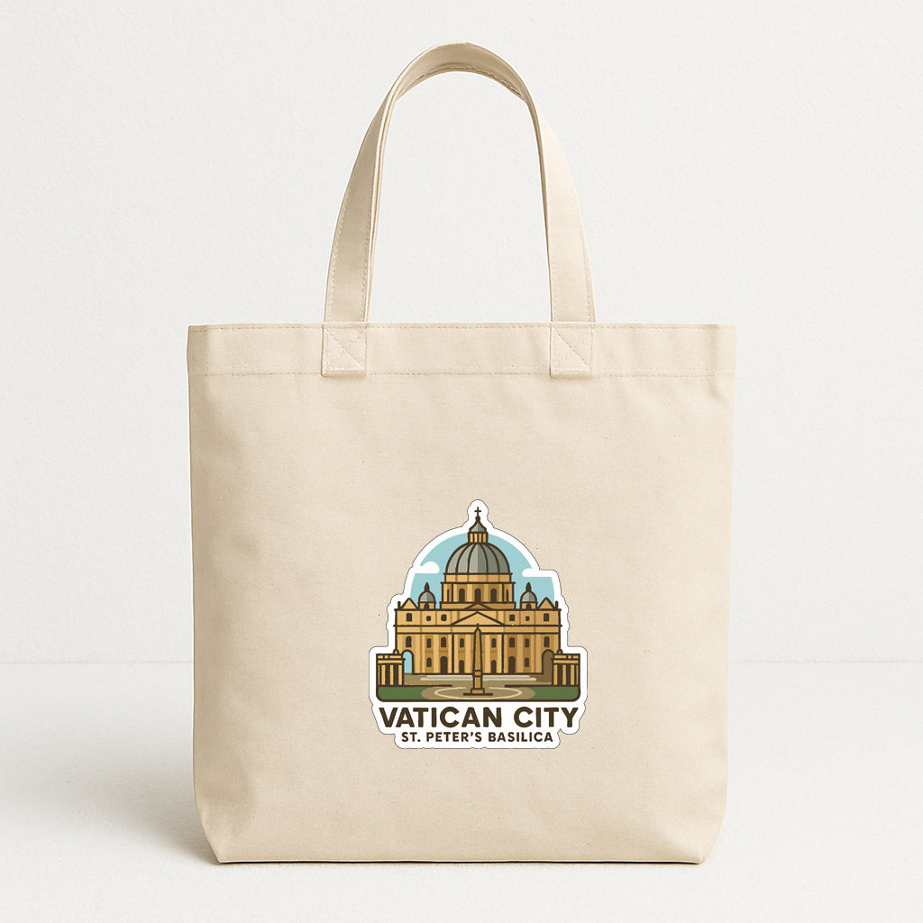 Vatican City & St. Peter’s Basilica Iron On Heat Transfer Vinyl HTV Symbolic