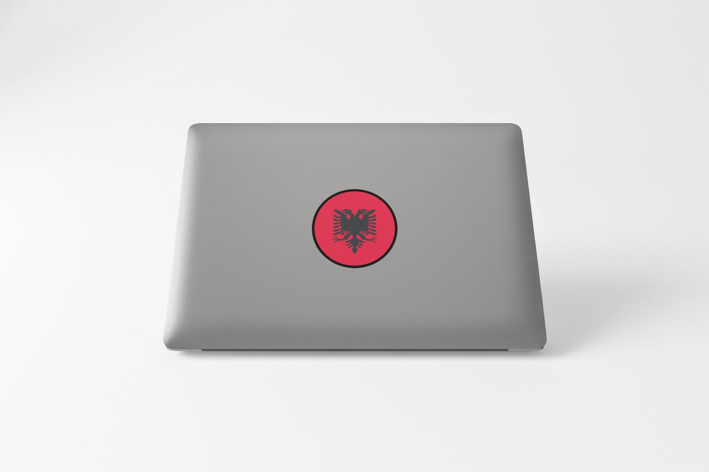 Albania Flag Circle Sticker Decal