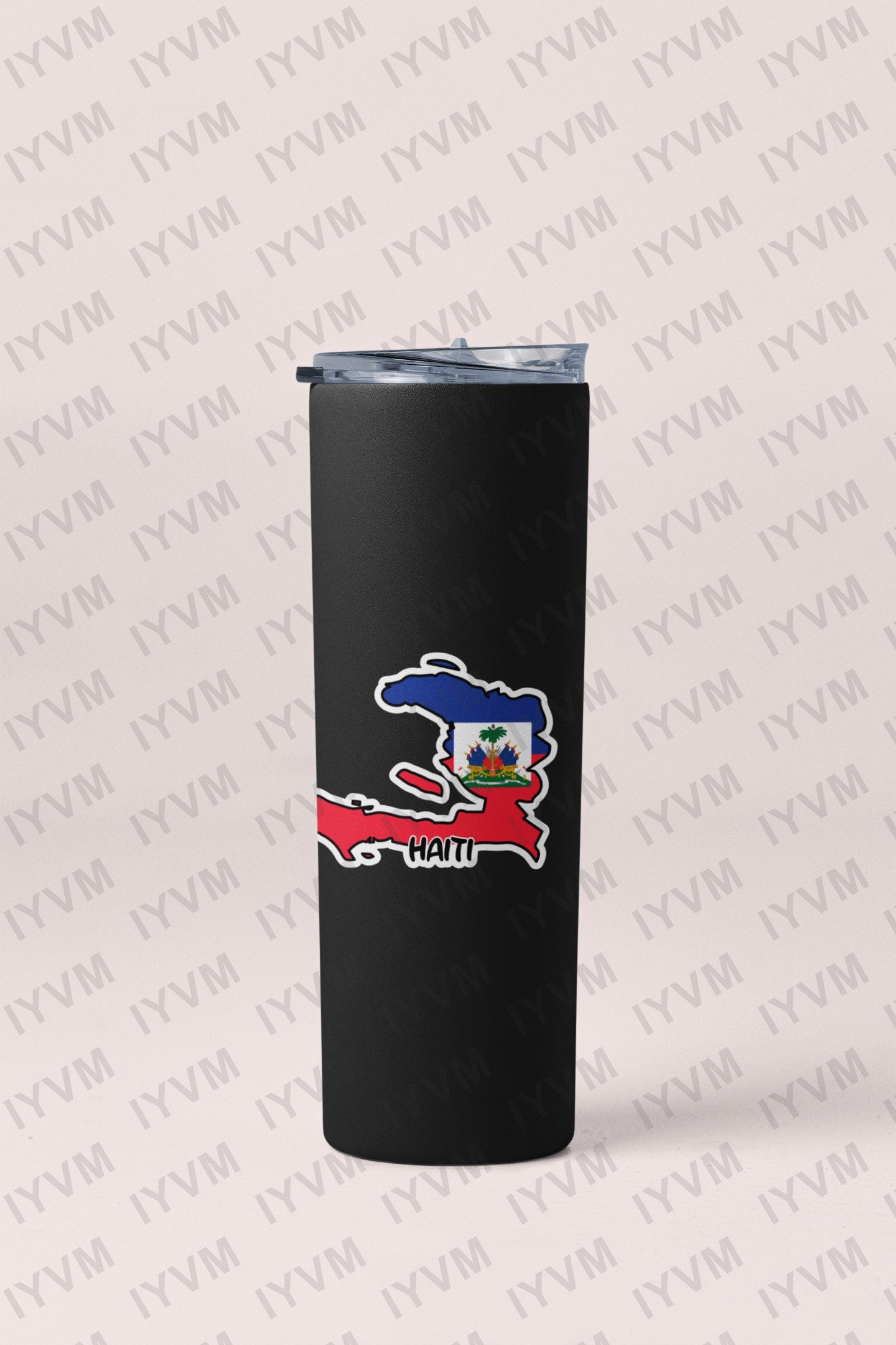 Haiti Map Flag Sticker Decal / Republic of Haiti / Hayti / Liberté, égalité, fraternité / Port-au-Prince / Haitian