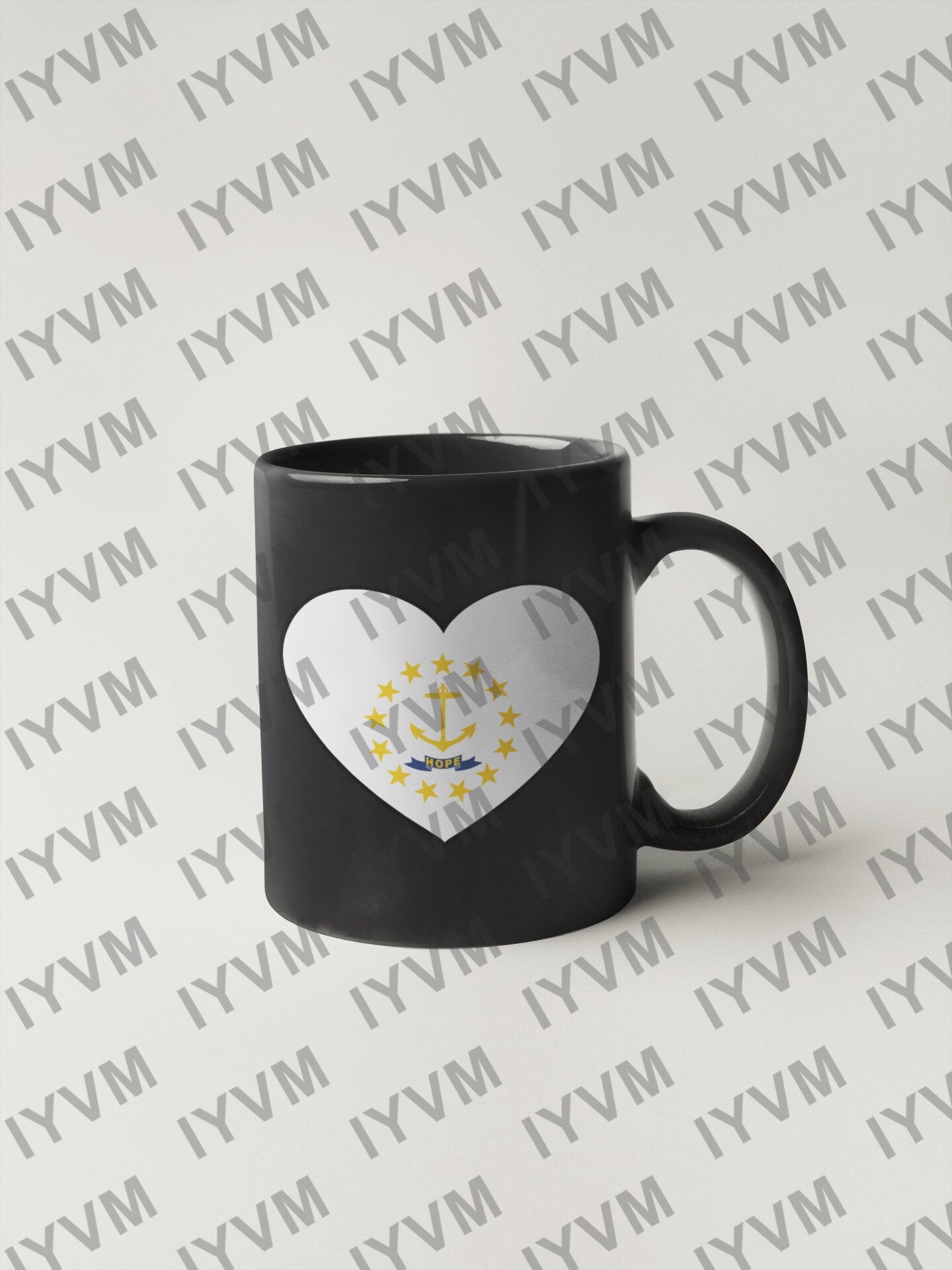 State of Rhode Island Flag Heart Sticker Decal  USA Rhode Island State  Providence  The Ocean State  Little Rhody  Rogues Island /