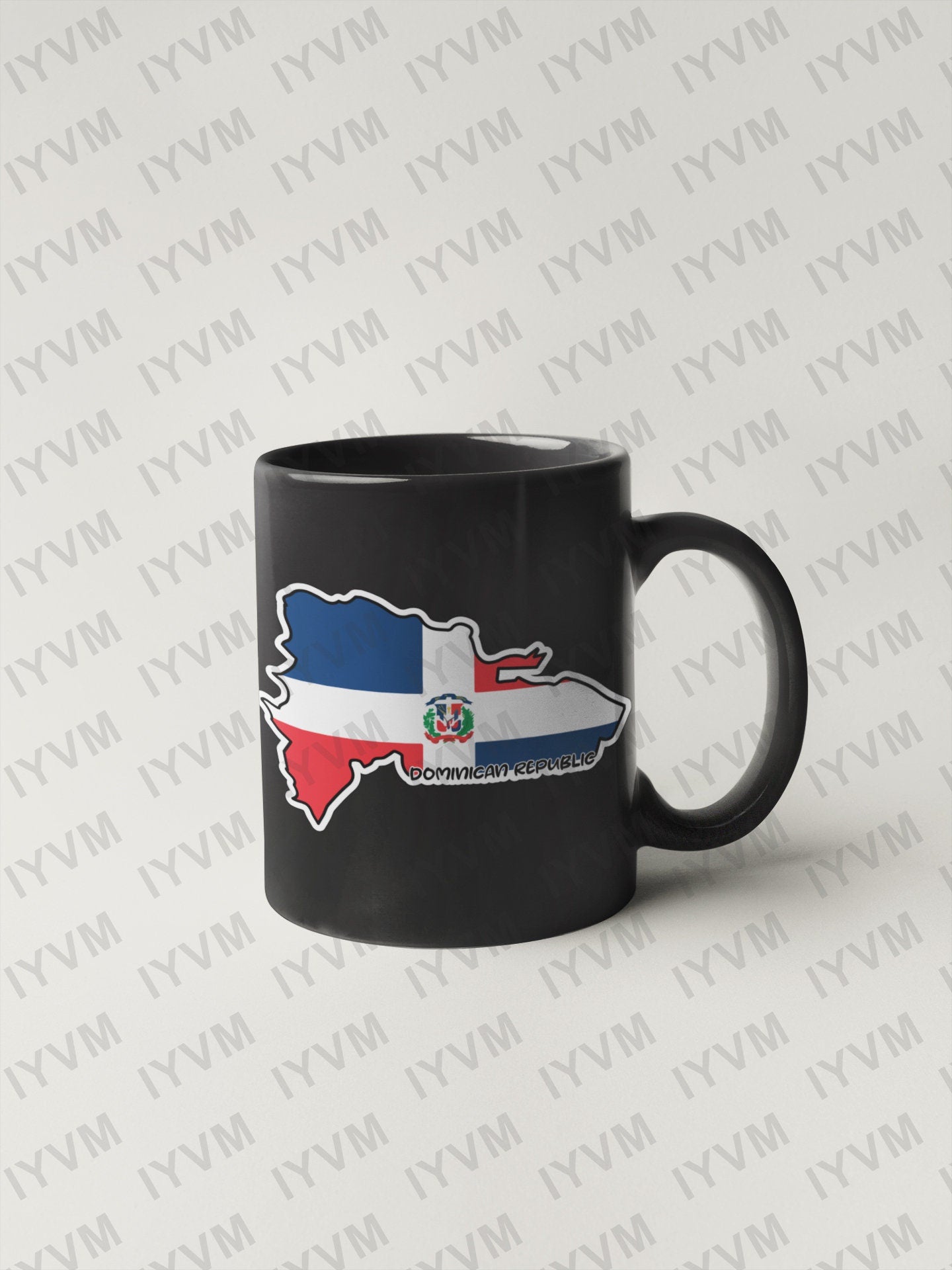 Dominican Republic Map Flag Sticker Decal / República Dominicana / Dios, Patria, Libertad / Santo Domingo