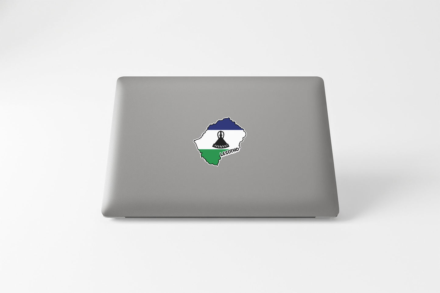 Lesotho Map Flag Sticker Decal