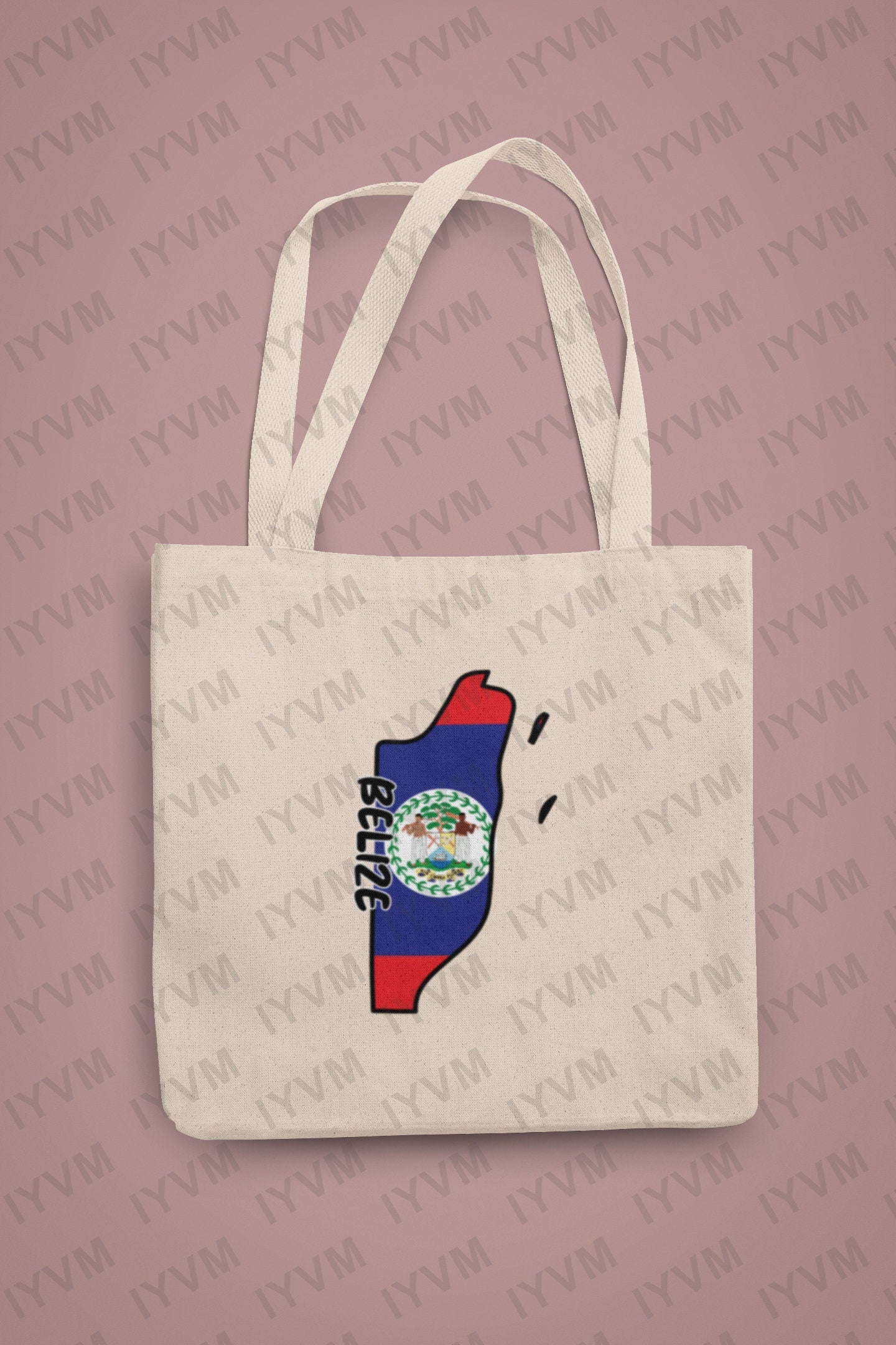 Belize Map Iron On Heat Transfer Vinyl HTV / Belmopan / Sub umbra floreo / Belizean