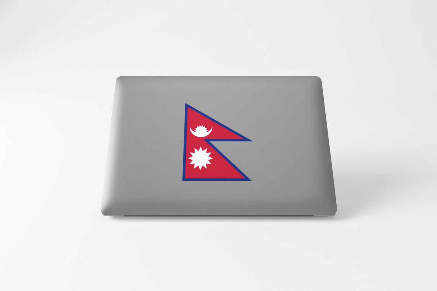 Nepal Flag Sticker Decal / Federal Democratic Republic of Nepal / "Janani Janmabhumishcha Swargadapi Gariyasi / Kathmandu / Nepali