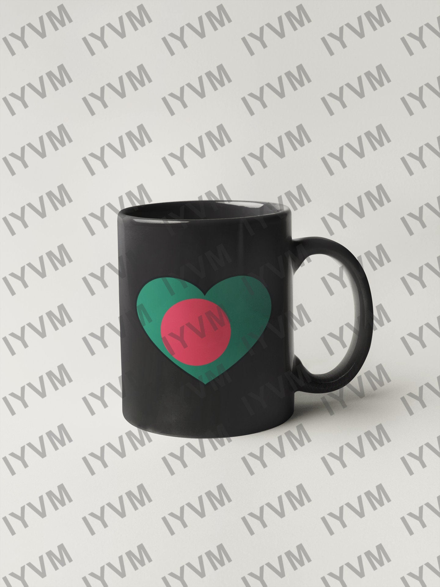 Bangladesh Flag Heart Sticker Decal / Dhaka / Joy Bangla / the People's Republic of Bangladesh Bangladeshi