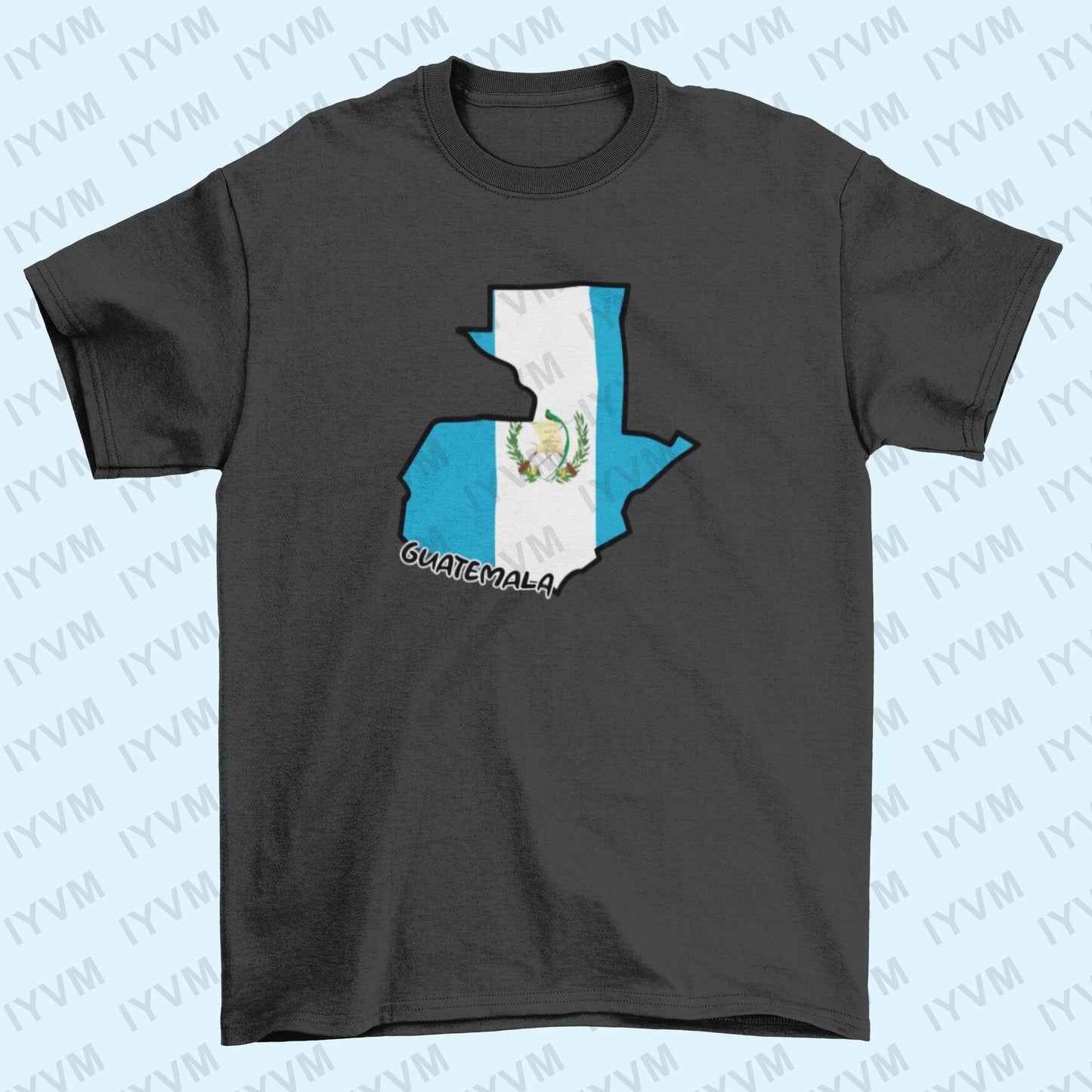 Guatemala Map Flag Iron On Heat Transfer Vinyl HTV Republic of Guatemala República de Guatemala Libre Crezca Fecundo Guatemala City