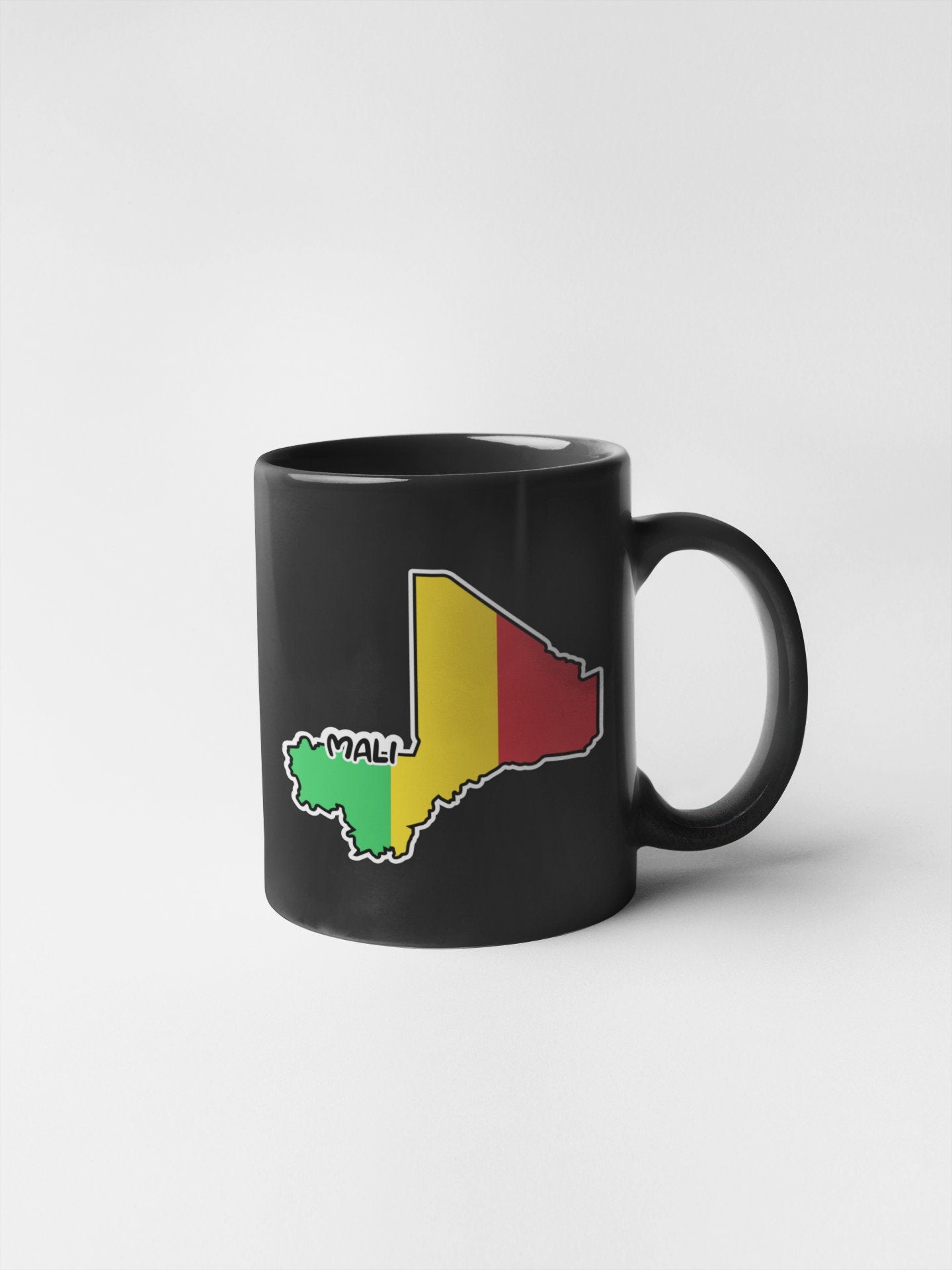 Mali Map Flag Sticker Decal