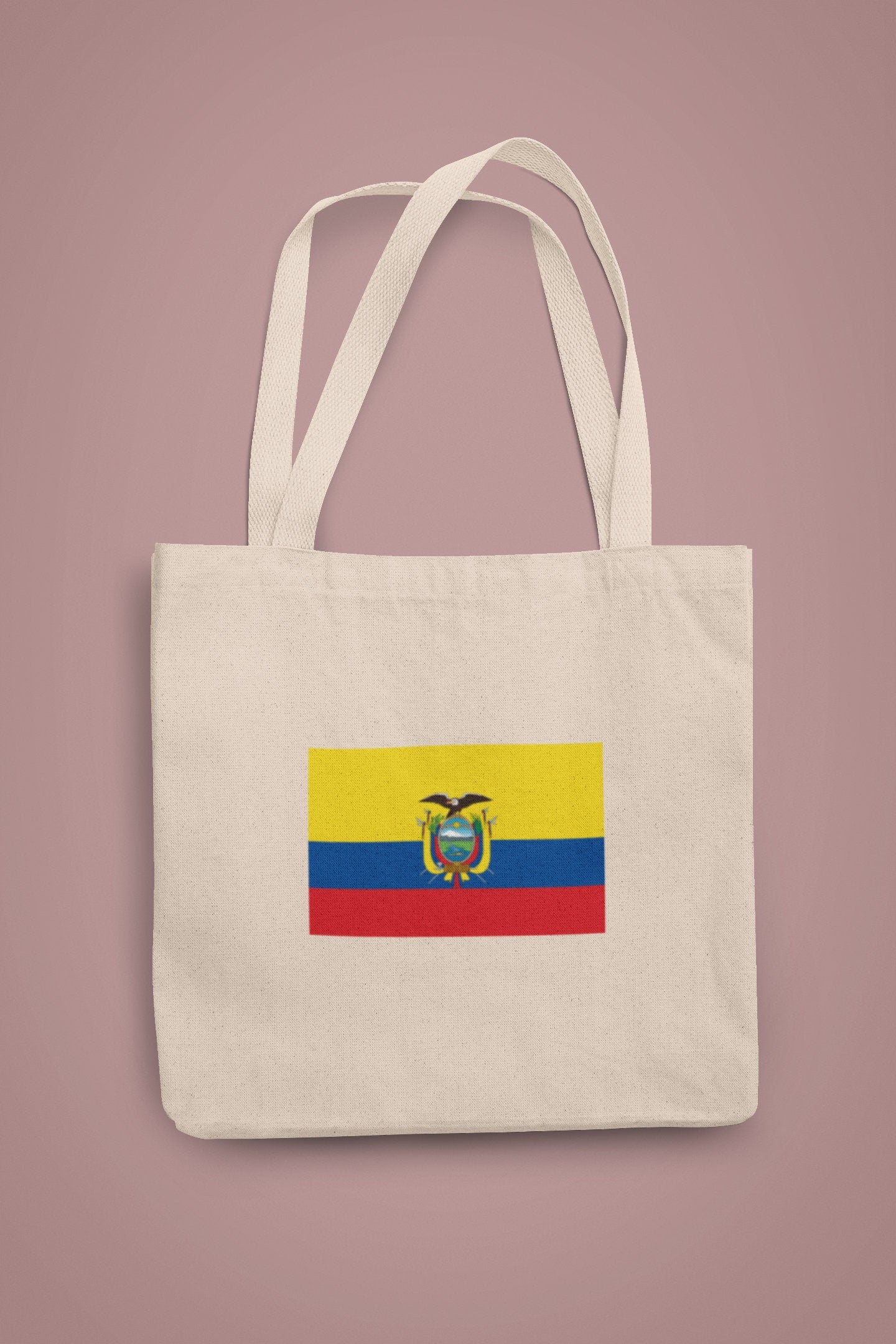 Ecuador Flag Iron On Heat Transfer Vinyl HTV / Republic of Ecuador / Dios, patria y libertad / Quito / Ecuadorian