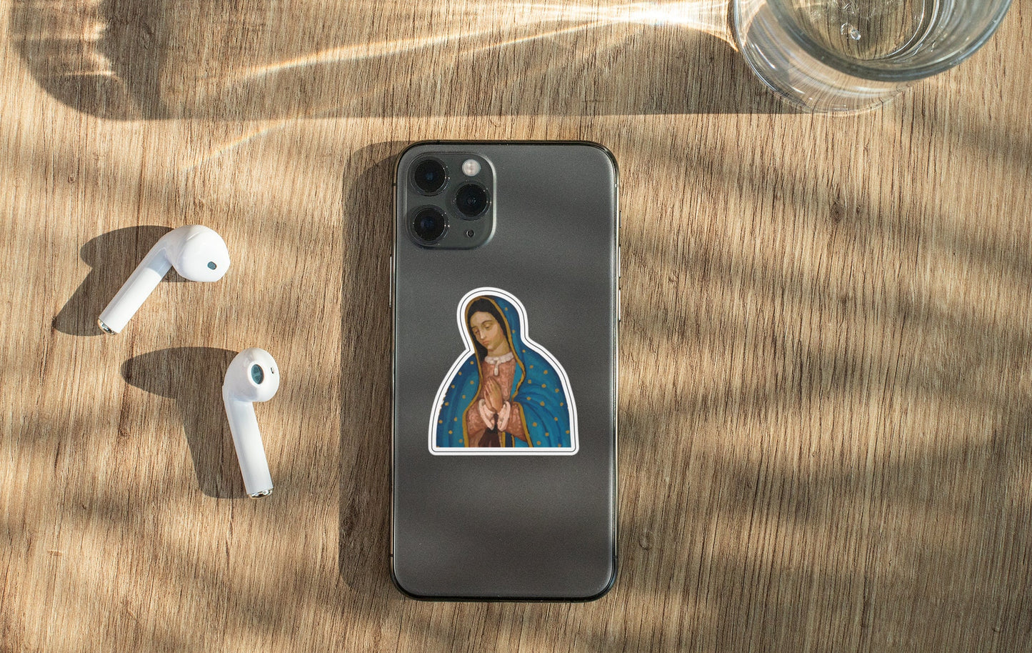 Our Lady of Guadalupe Sticker Decal Vinyl Decal Virgin of Guadalupe Nuestra Señora de Guadalupe Virgin Mary Sticker Virgen de Guadalupe