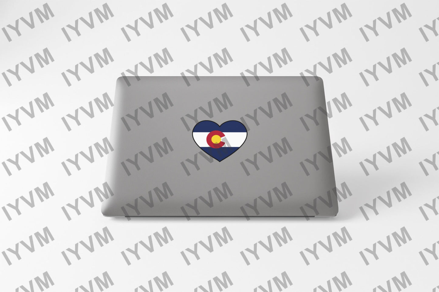 State of Colorado Flag Heart Sticker Decal  USA Colorado State  Denver  The Centennial State  Buffalo Plains State  Colorful Colorado /