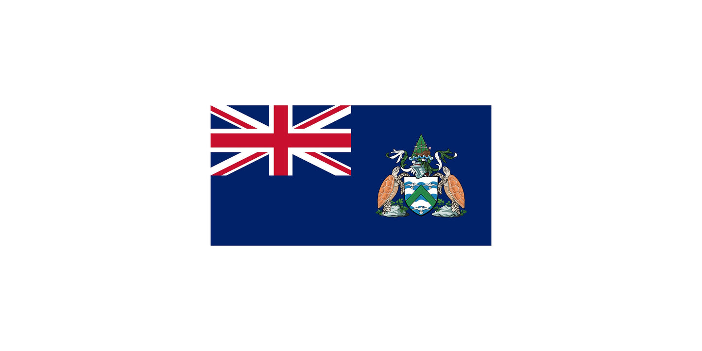 Ascension Island Flag Sticker Decal