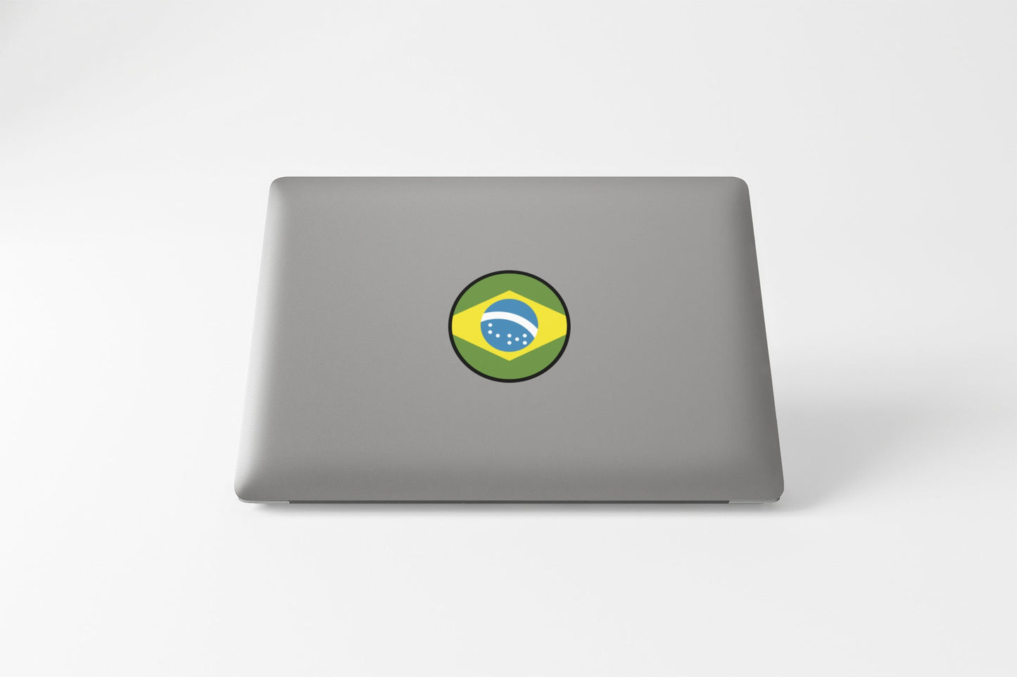 Brazil Flag Circle Sticker Decal