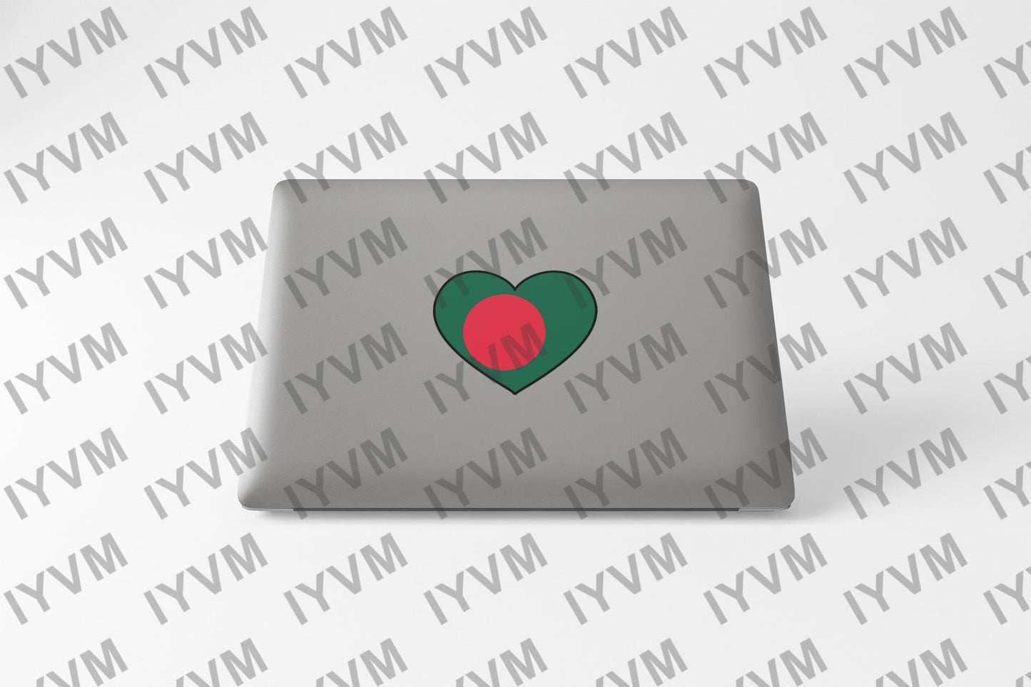 Bangladesh Flag Heart Sticker Decal / Dhaka / Joy Bangla / the People's Republic of Bangladesh Bangladeshi