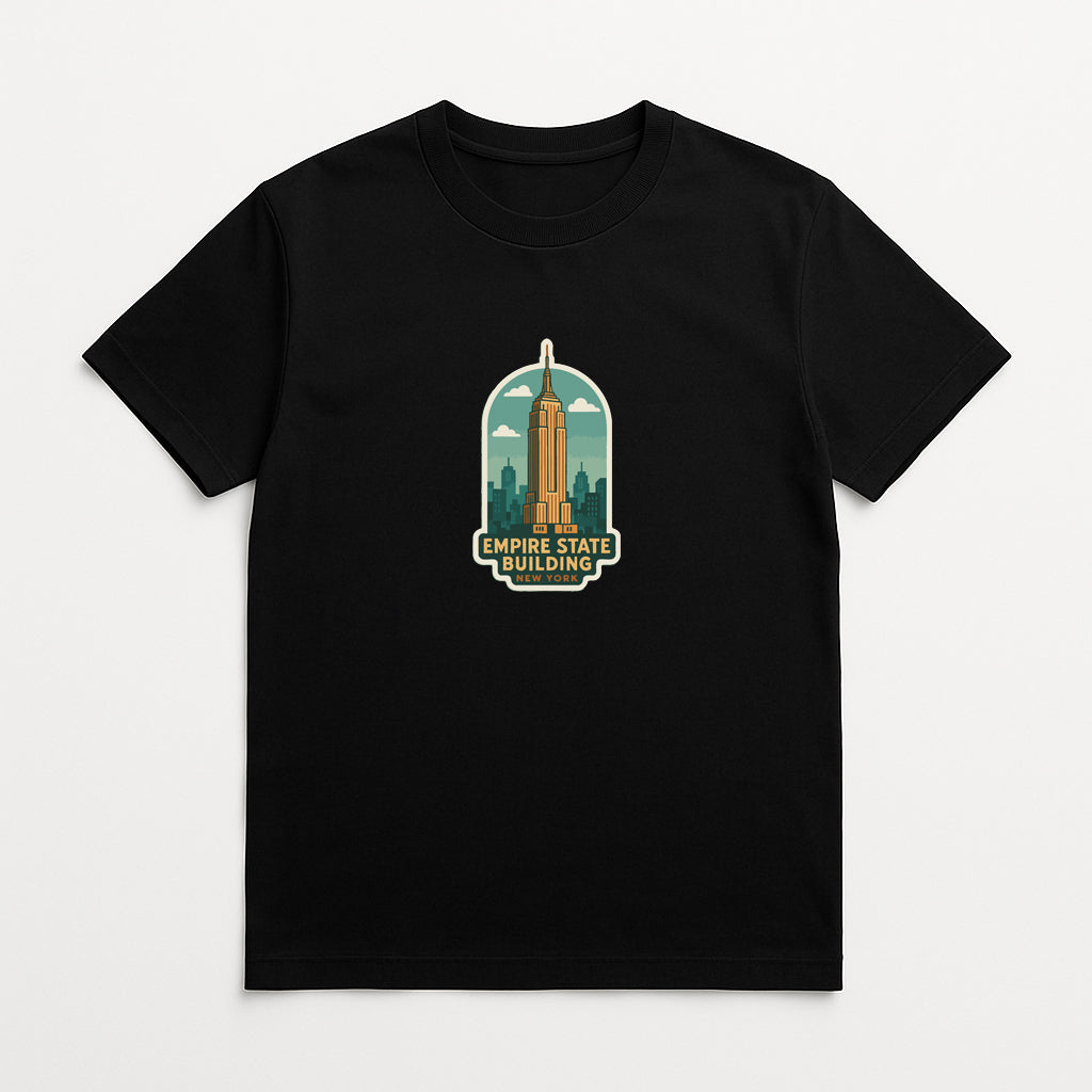 Empire State Building New York Iron On Heat Transfer Vinyl HTV Die-Cut Symbolic