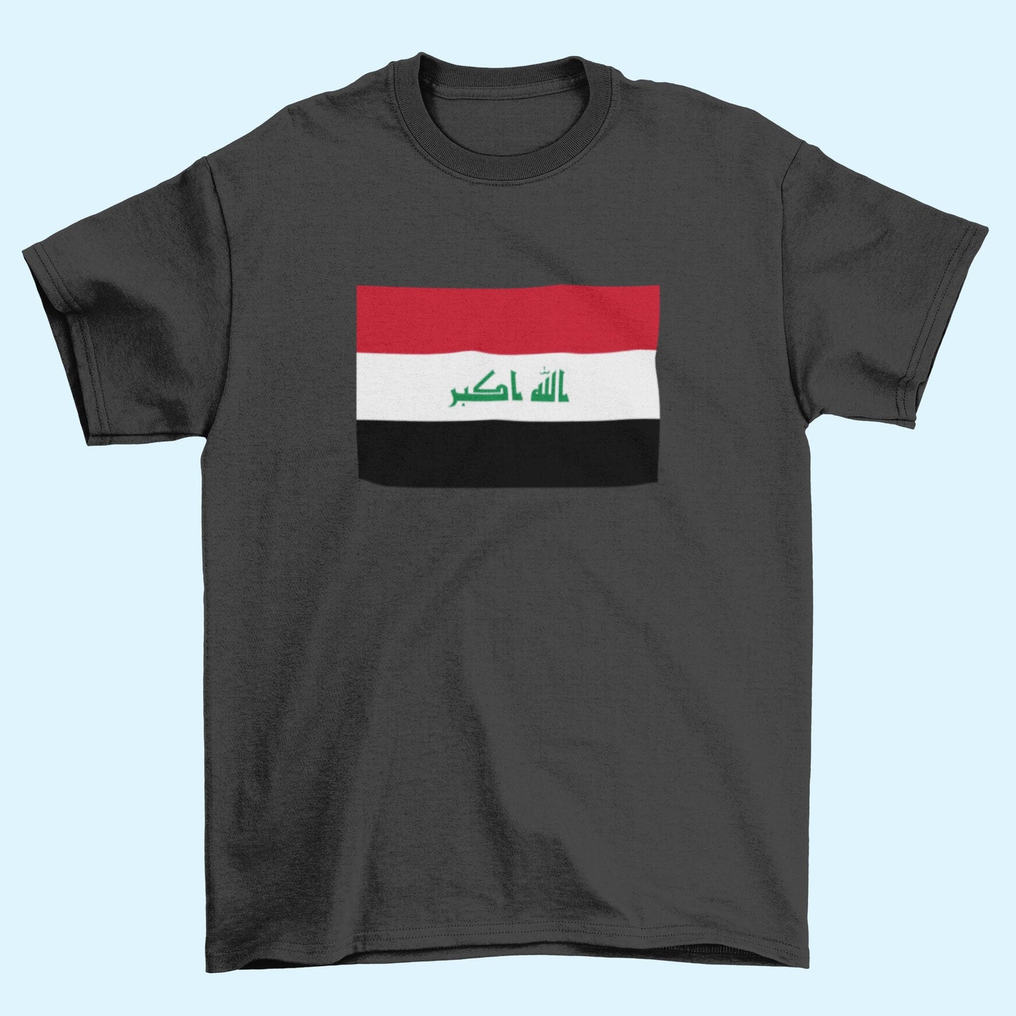 Iraq Flag Iron On Heat Transfer Vinyl HTV / Republic of Iraq / Baghdad / Iraqi