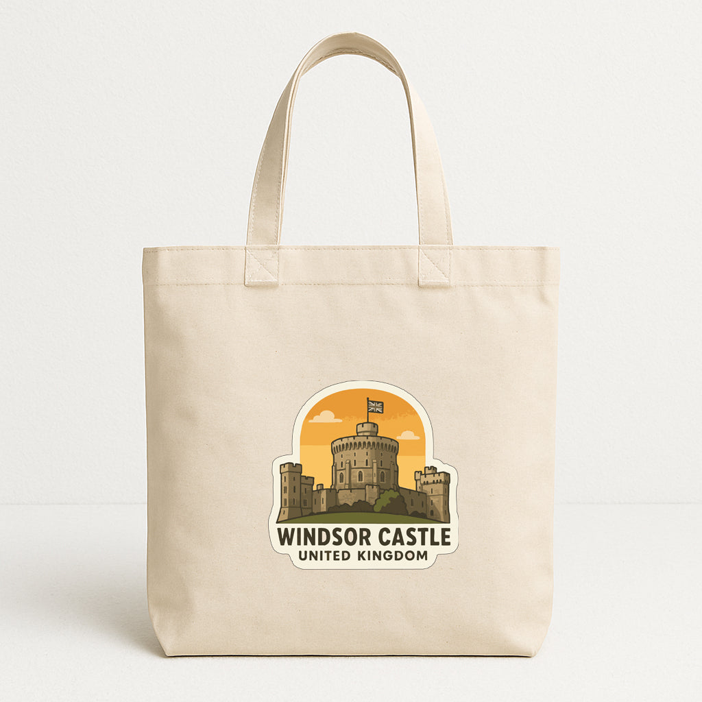 Windsor Castle UK Iron On Heat Transfer Vinyl HTV Die-Cut Symbolic Landmark