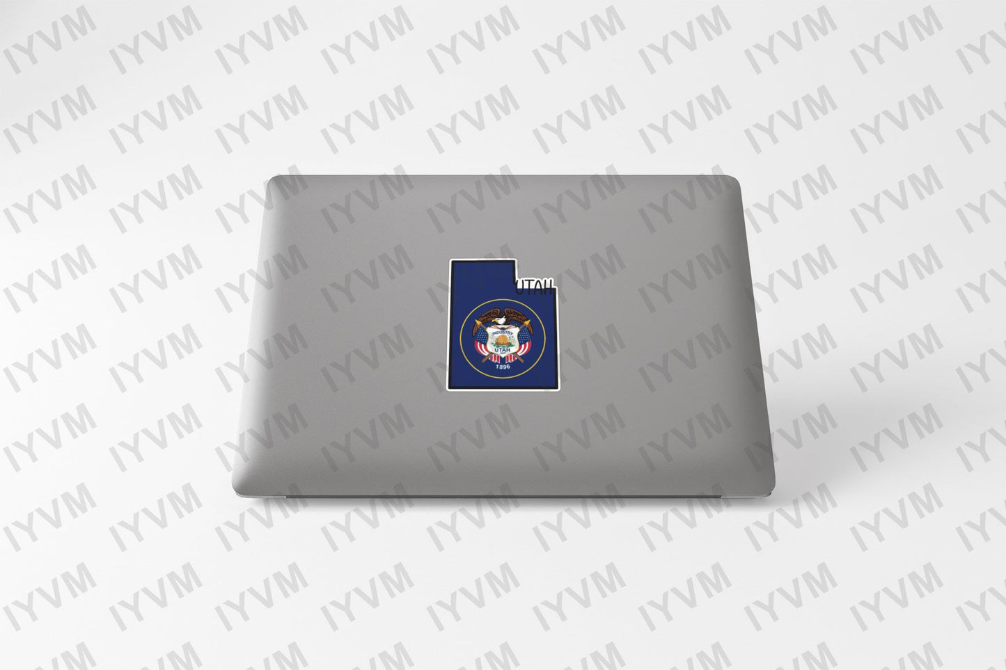 State of Utah Map Flag Sticker Decal  USA Utah State  Salt Lake City  The Beehive State  Crossroads of the West  Mormon State