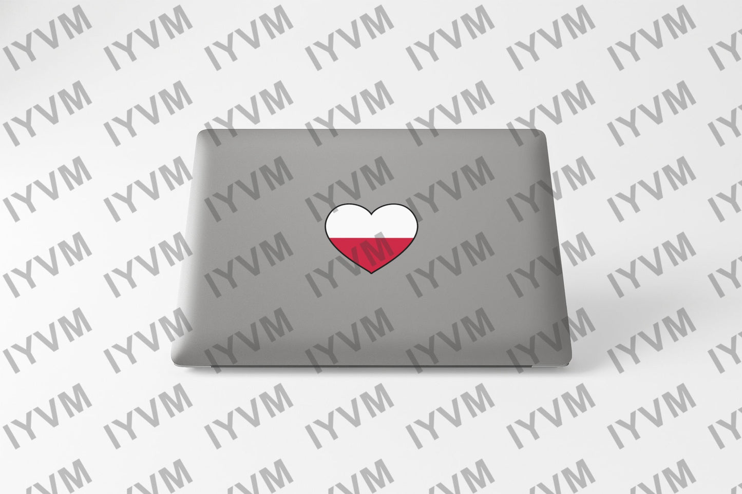 Poland Flag Heart Sticker Decal / Republic of Poland / Rzeczpospolita Polska / Warsaw / Polish
