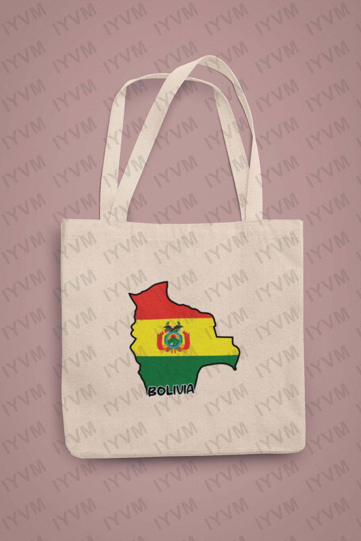Bolivia Map Iron On Heat Transfer Vinyl HTV / Sucre / La Unión es la Fuerza / the Plurinational State of Bolivia
