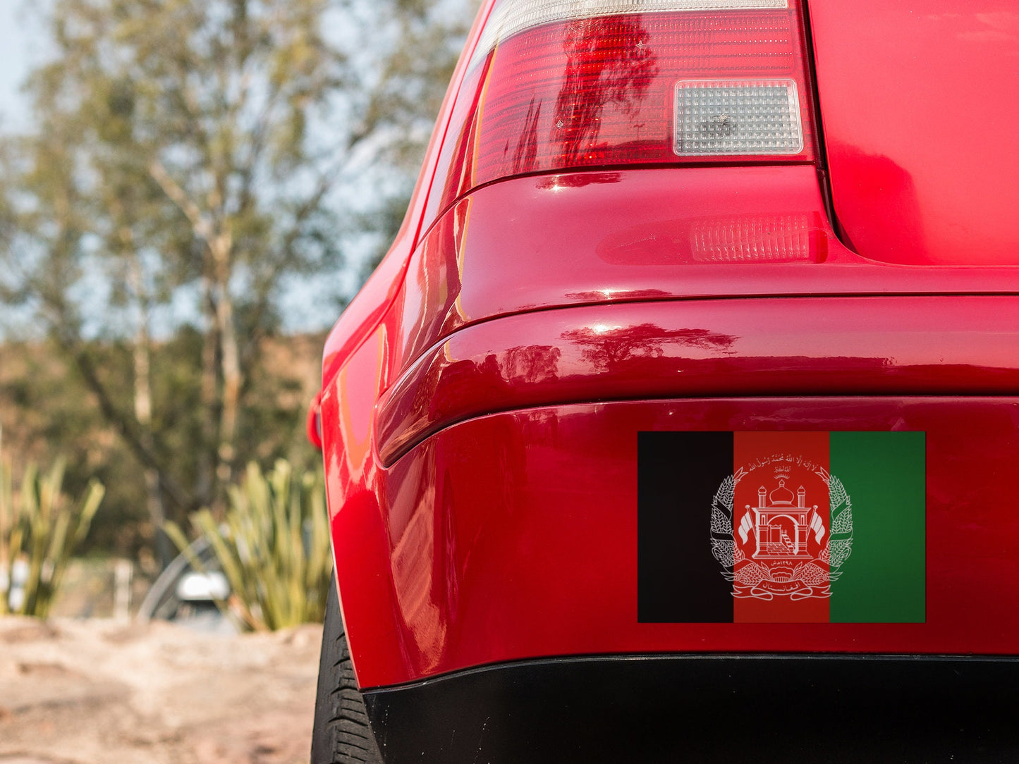 Afghanistan Flag Sticker Decal / Kabul / Heart of Asia