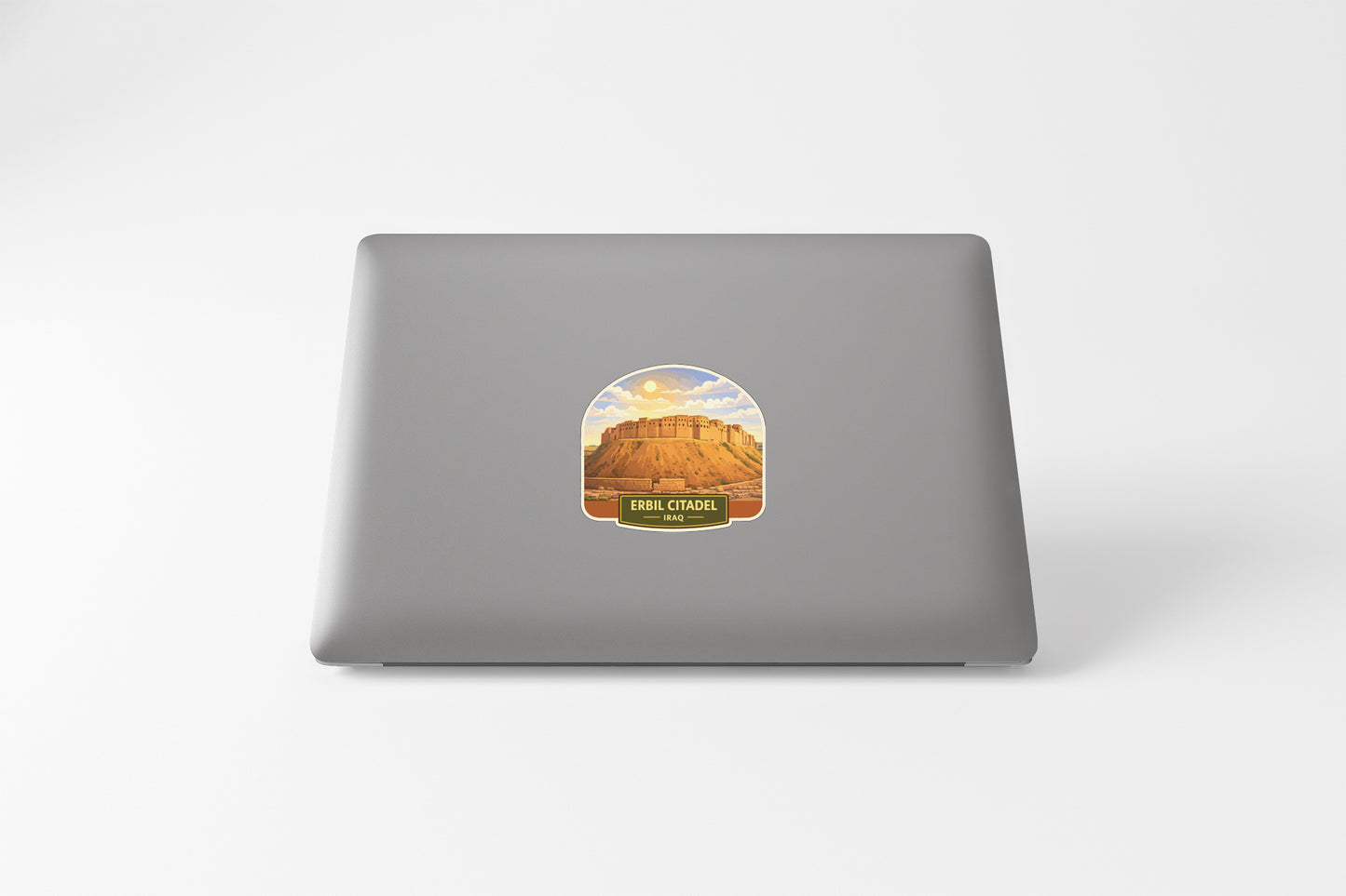a sticker or label with an illustration of a desert landscape, likely representing the ELLIC CAMPUS, which is a college or university located in Arizona, United States.