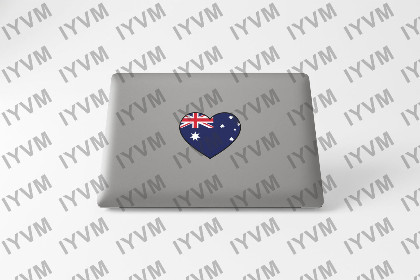 Australia Flag Heart Sticker Decal / Canberra / Australian