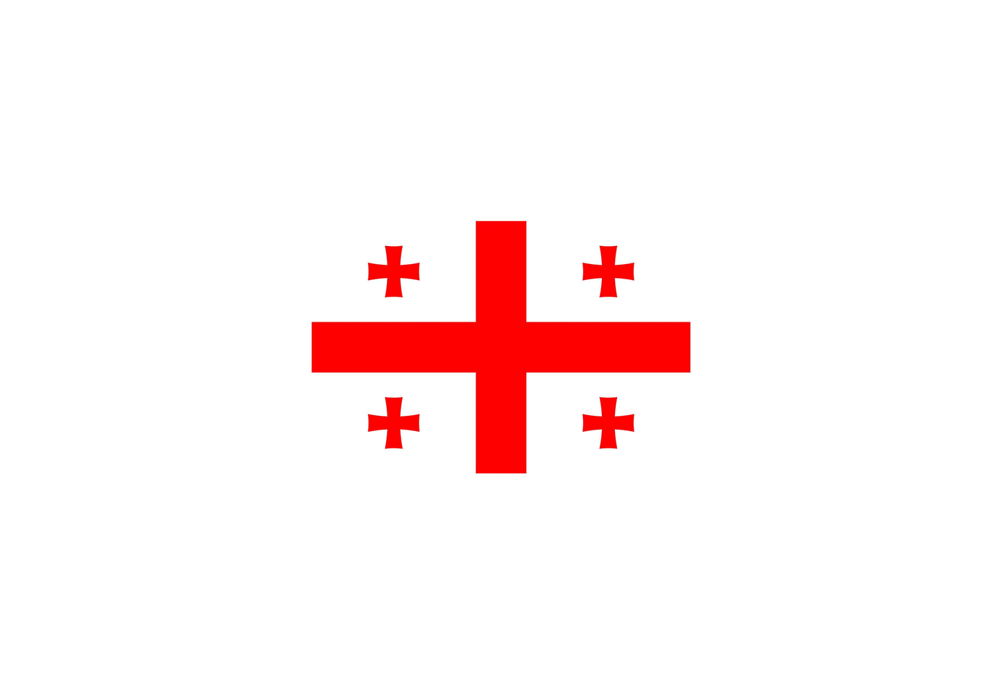Georgia Flag Sticker Decal