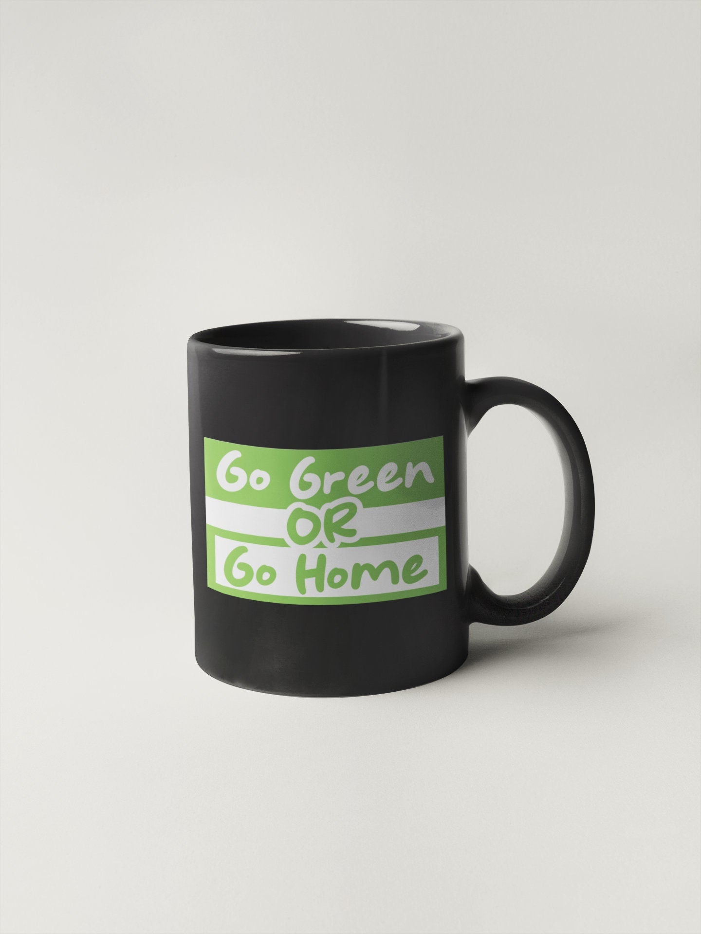 Go Green or Go Home Sticker Decal Vinyl Decal End Climate Change Go Green Stop Global Warming Save the Earth