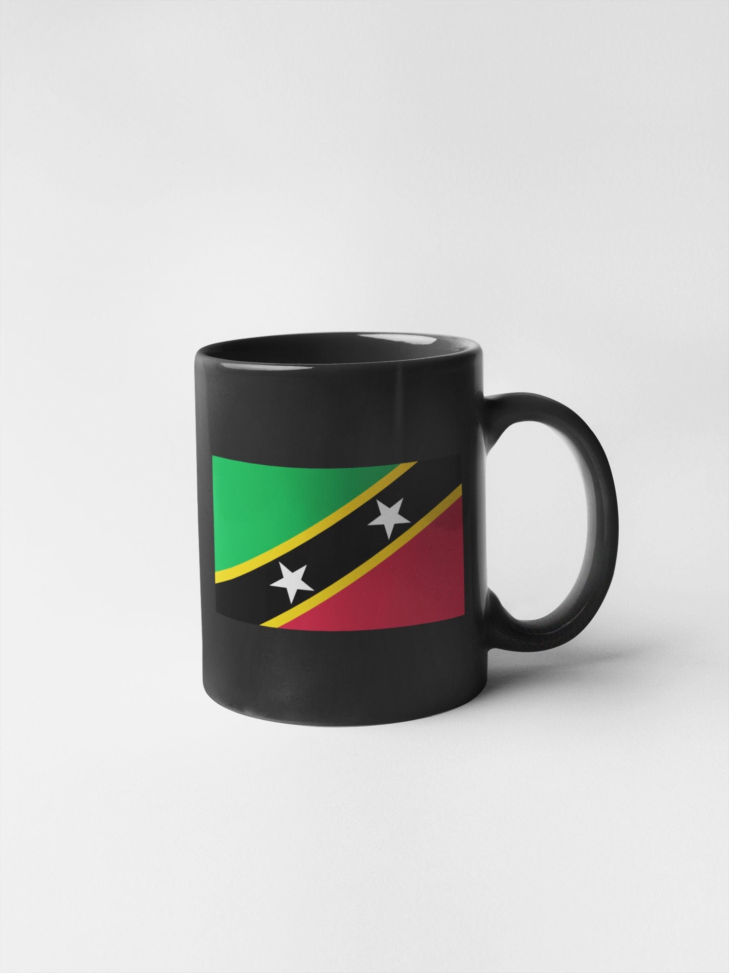 Saint Kitts and Nevis Flag Sticker Decal