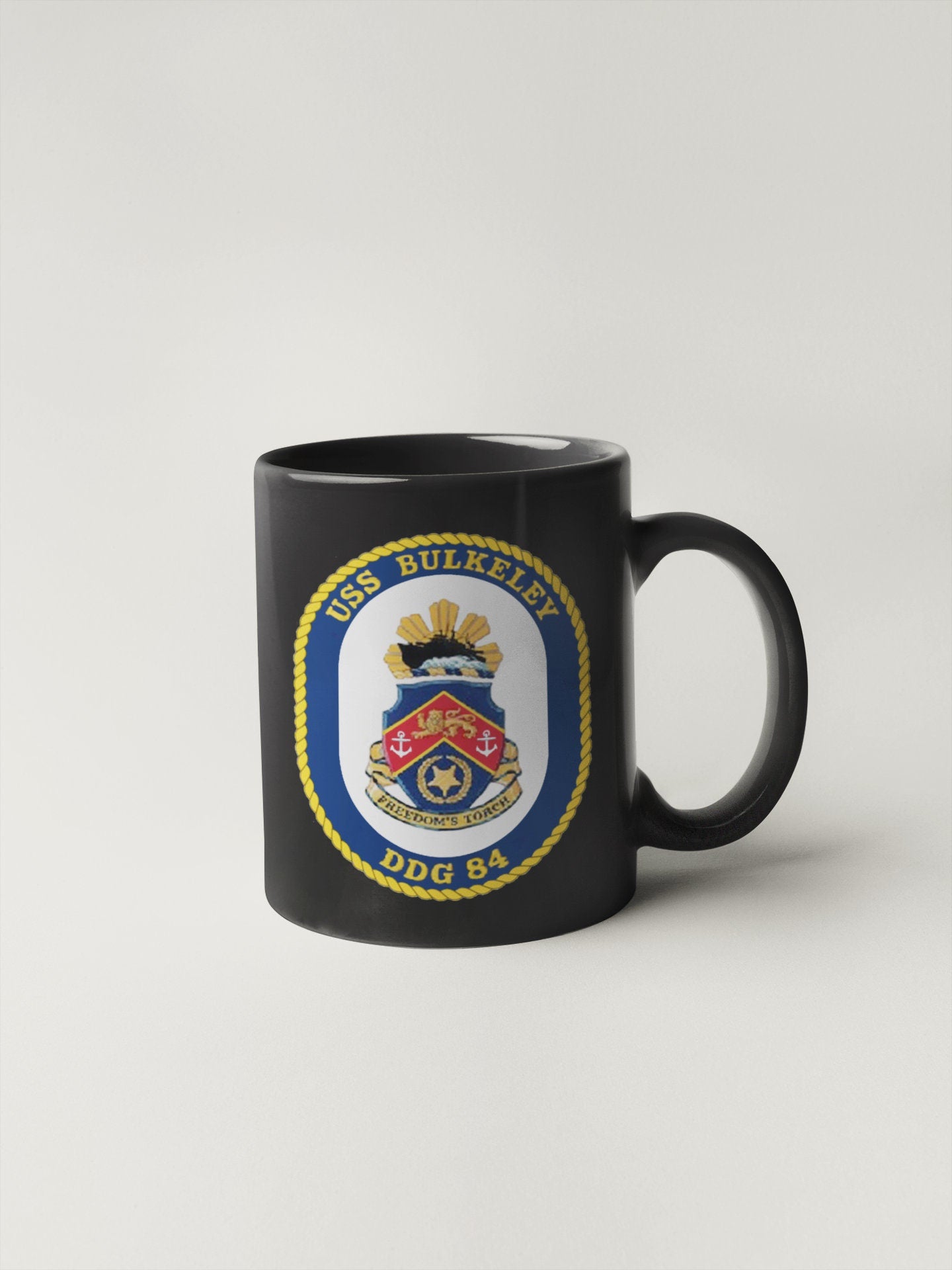 USS Bulkeley DDG-84 Badge Sticker Decal Arleigh Burke Class Destroyer Car Sticker Bumper Sticker for Car Emblem