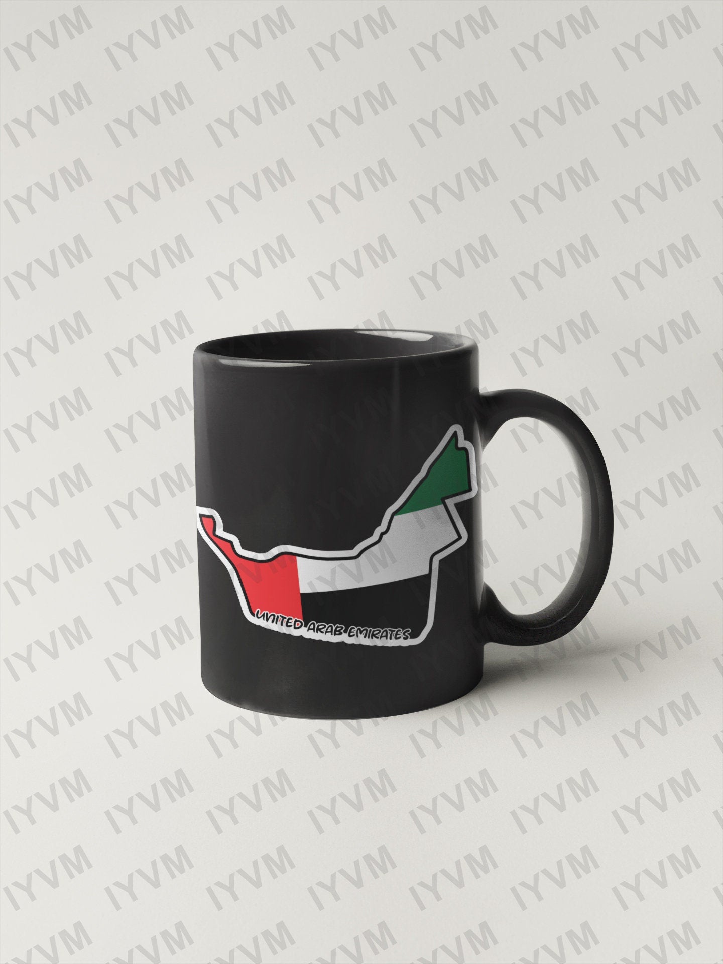United Arab Emirates Map Flag Sticker Decal / UAE / Abu Dhabi / Dubai / Emirati