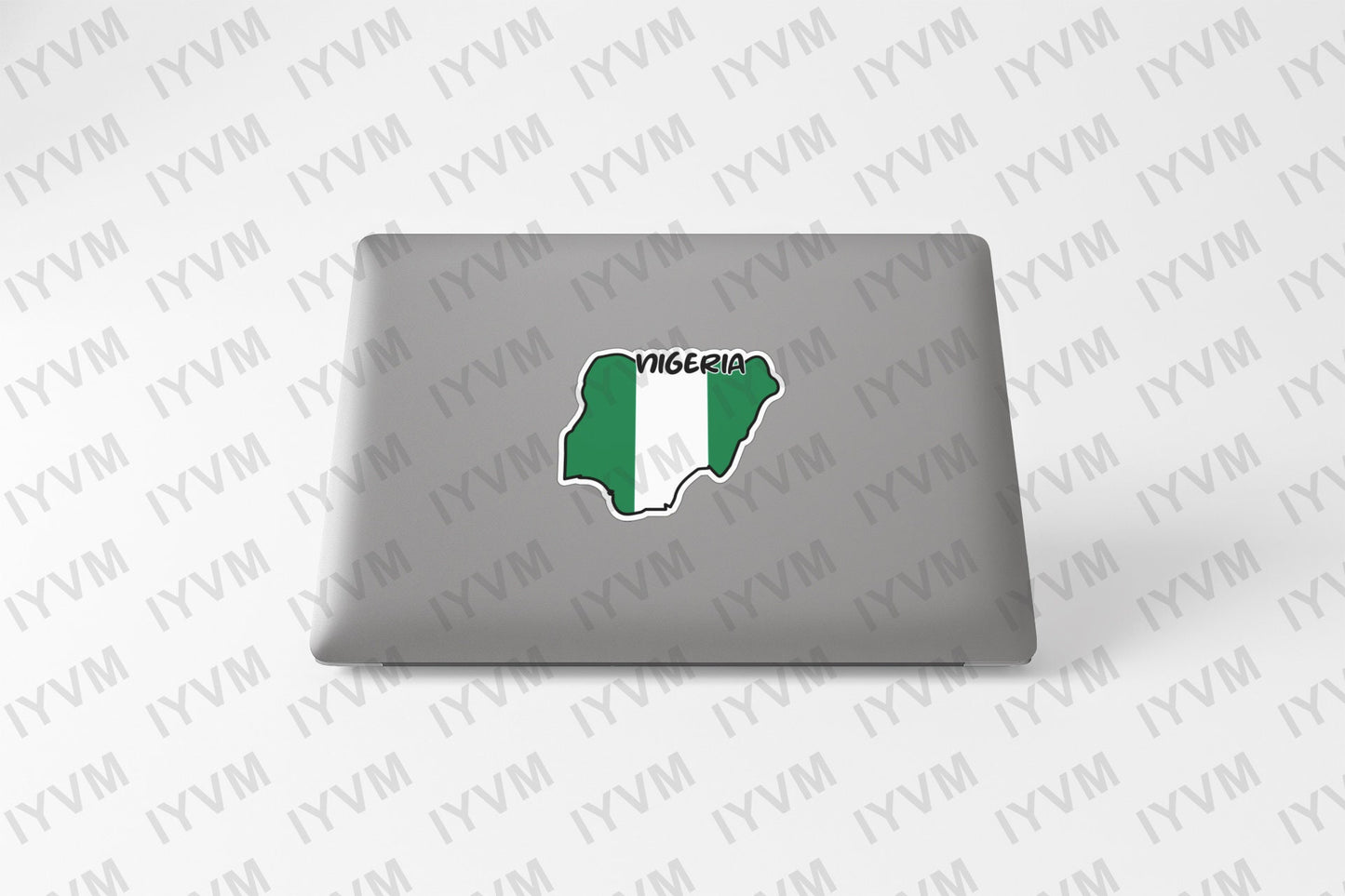 Nigeria Map Flag Sticker Decal / Federal Republic of Nigeria / Unity and Faith, Peace and Progress / Abuja / Jamhuriyar Tarayyar Najeriya