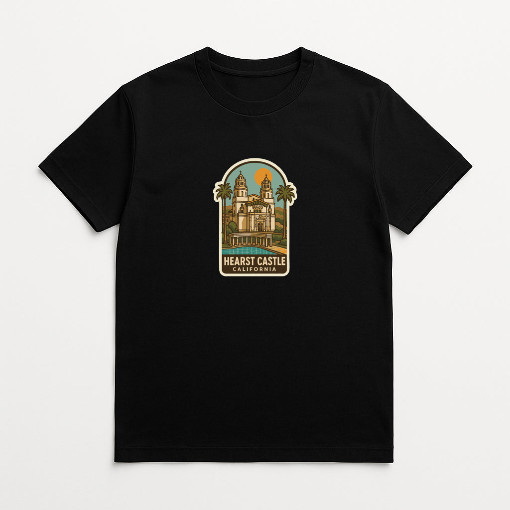 Hearst Castle California Iron On Heat Transfer Vinyl HTV Die-Cut Symbolic
