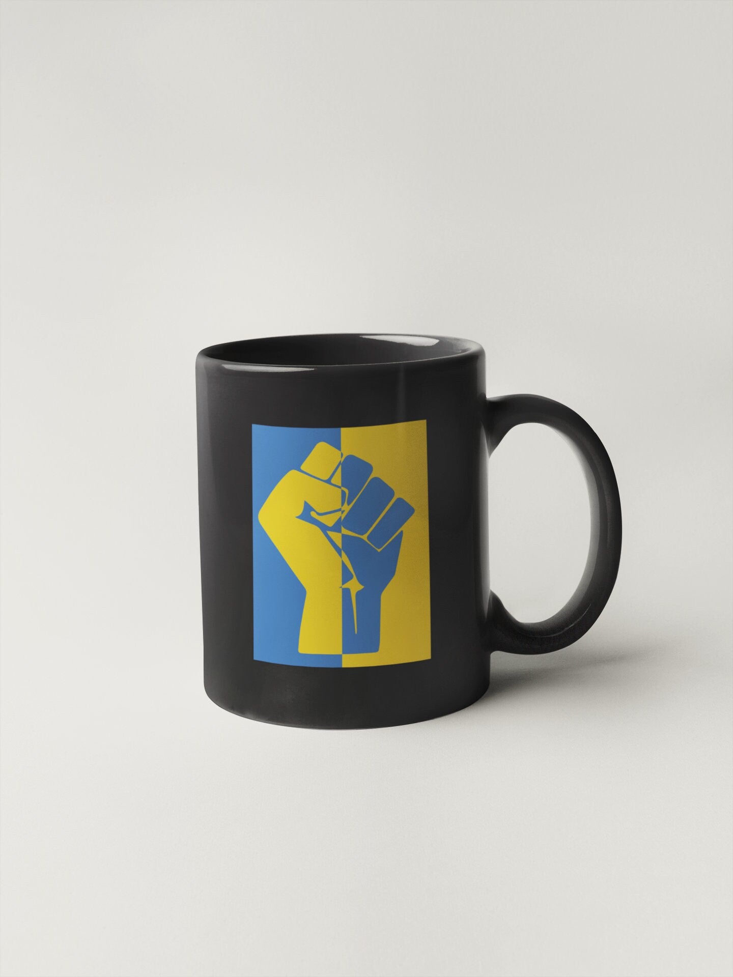 Ukraine Flag Resist Fist I Stand with Ukraine Sticker Decal / Russia Invasion / Anti War / Say No to War / Pray for Ukraine and Ukrainians /