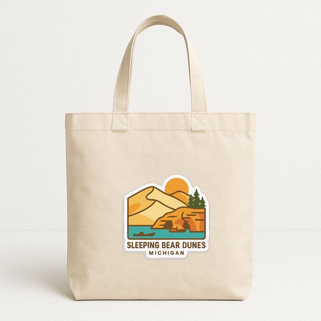 Sleeping Bear Dunes Michigan Iron On Heat Transfer Vinyl HTV Die-Cut Symbolic