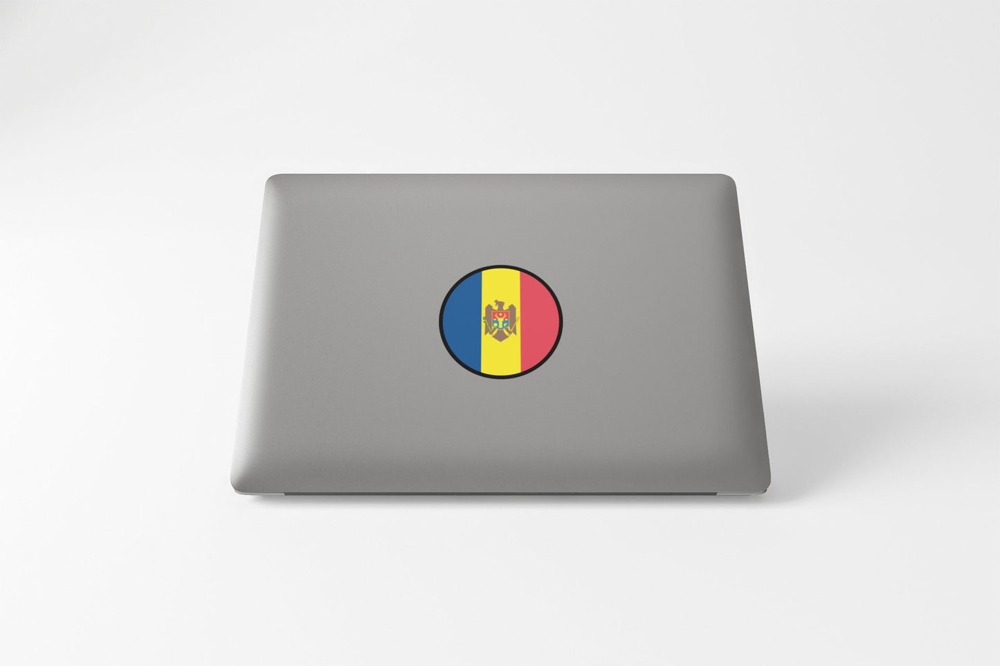 Moldova Flag Circle Sticker Decal