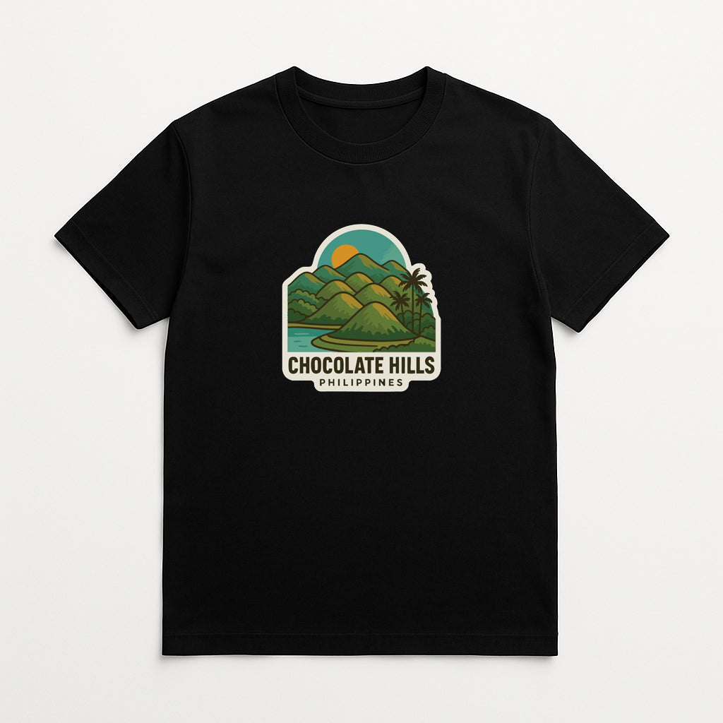 Chocolate Hills Philippines Iron On Heat Transfer Vinyl HTV Die-Cut Symbolic