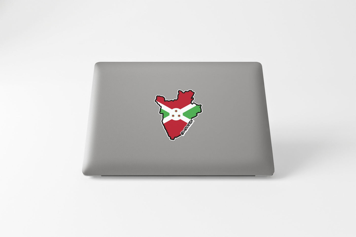 Burundi Map Flag Sticker Decal