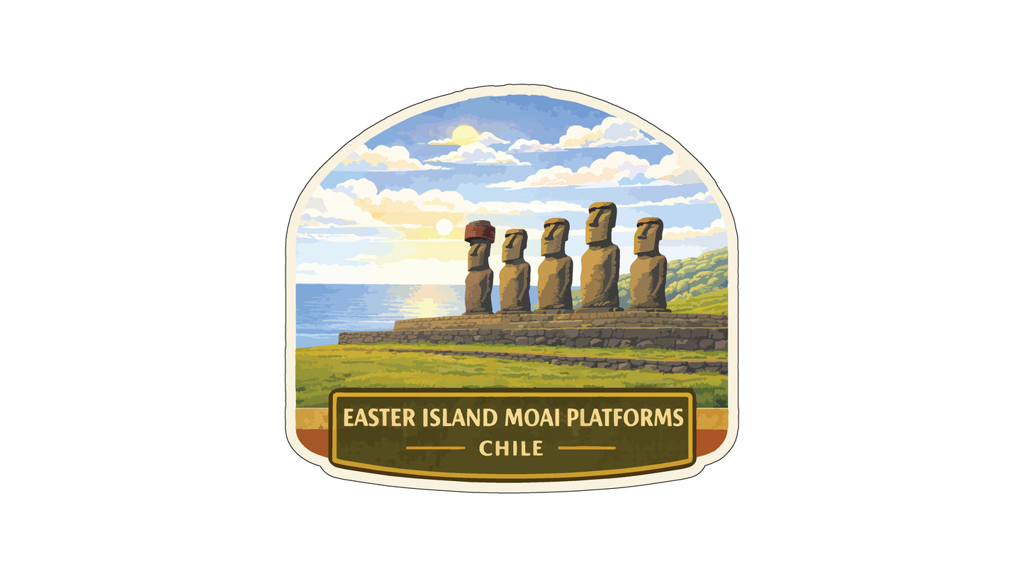 Easter Island Moai Platforms in Chile